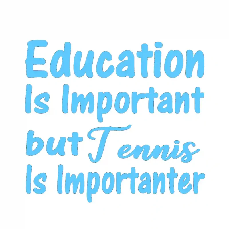 Tennis Important Wall Stickers Light Blue | Stickers on Wall