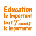 Tennis Important Wall Stickers Orange | Stickers on Wall