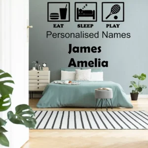 Tennis life wall stickers