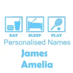 Tennis Life Wall Stickers Light Blue | Stickers on Wall