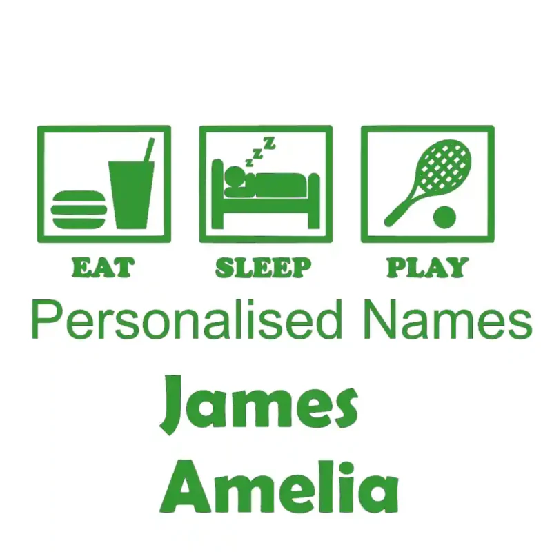 Tennis Life Wall Stickers Mid Green | Stickers on Wall