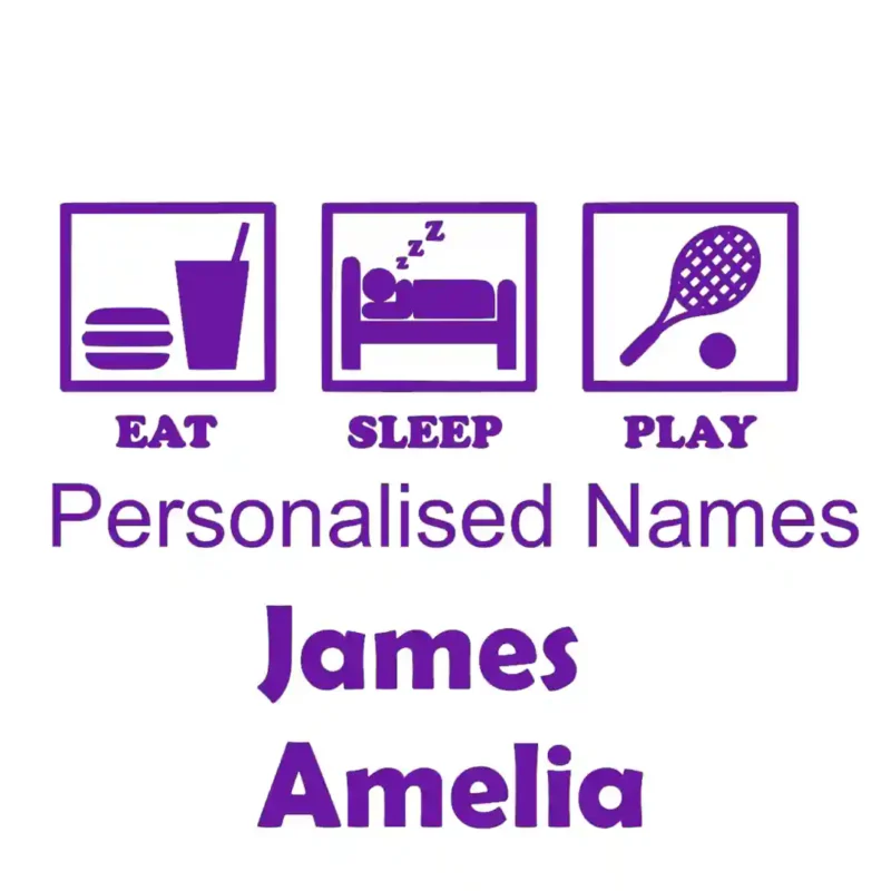 Tennis Life Wall Stickers Perfect Purple | Stickers on Wall