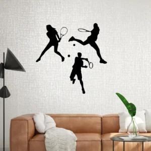 Tennis players wall stickers