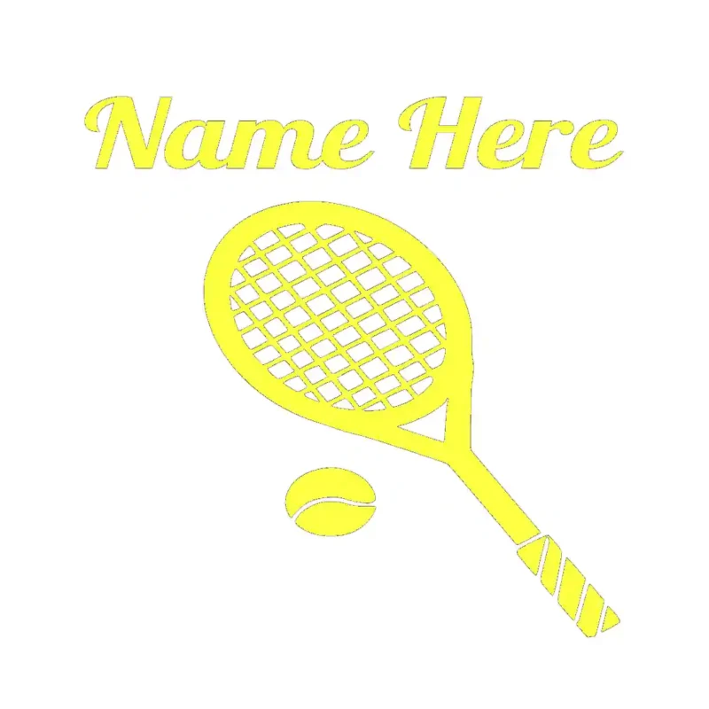 Tennis Racket Wall Stickers Lemon | Stickers on Wall