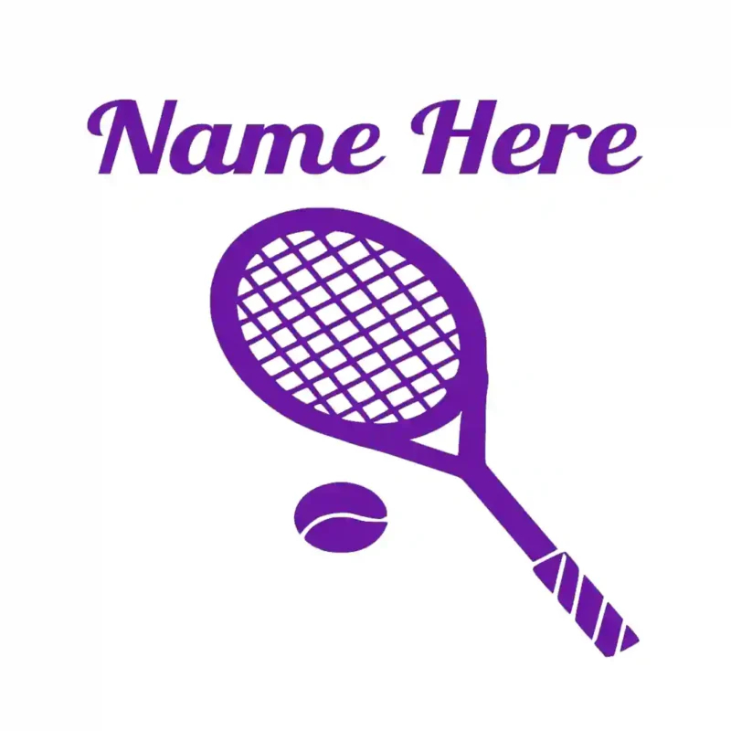 Tennis Racket Wall Stickers Perfect Purple | Stickers on Wall