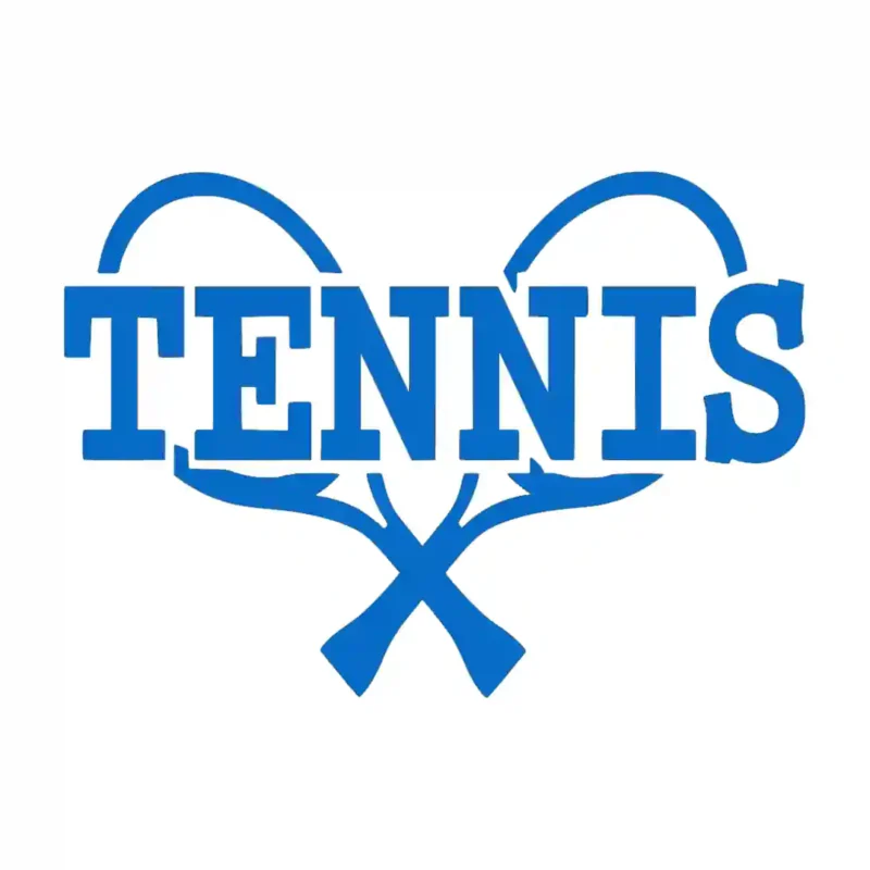 Tennis Rackets Wall Sticker Azure Blue | Stickers on Wall