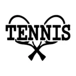 Tennis Rackets Wall Sticker Black | Stickers on Wall