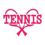 Tennis Rackets Wall Sticker Hot Pink | Stickers on Wall