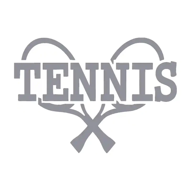 Tennis Rackets Wall Sticker Silver | Stickers on Wall