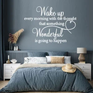 Wake Up Wall Stickers White | Stickers on Wall