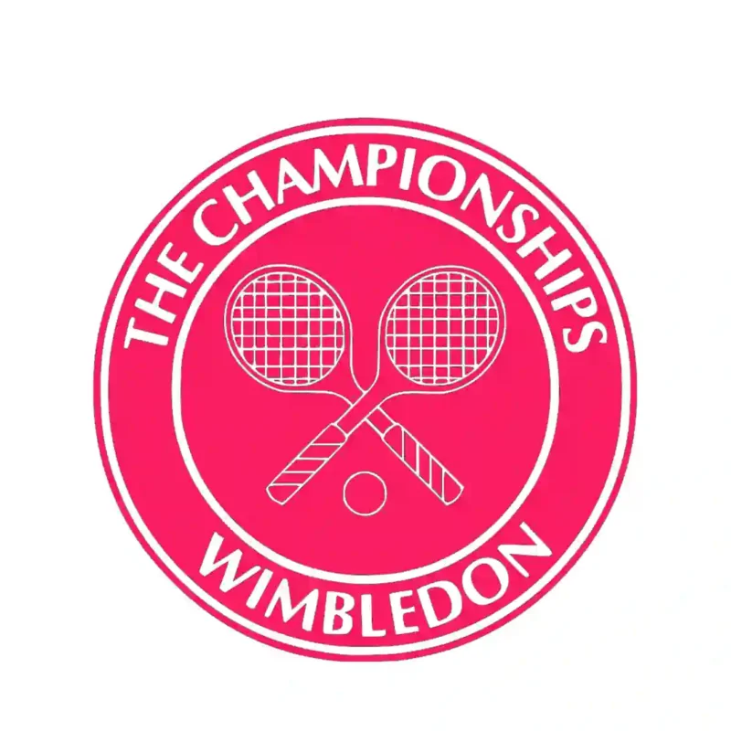 Wimbledon Tennis Wall Stickers Hot Pink | Stickers on Wall