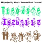 Bloom Name Wall Stickers Vinyl Quality | Stickers on Wall Bloom Name Wall Stickers Vinyl Quality | Stickers on Wall