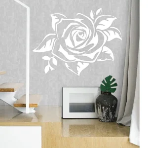 Blooming rose wall stickers