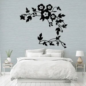 Blooming vine wall stickers