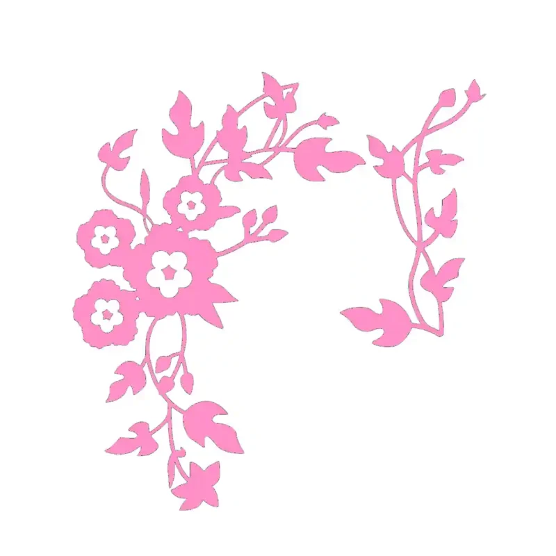 Blooming Vine Wall Stickers Bubblegum | Stickers on Wall