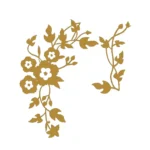 Blooming Vine Wall Stickers Gold | Stickers on Wall Blooming Vine Wall Stickers Gold | Stickers on Wall