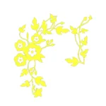 Blooming Vine Wall Stickers Lemon | Stickers on Wall Blooming Vine Wall Stickers Lemon | Stickers on Wall
