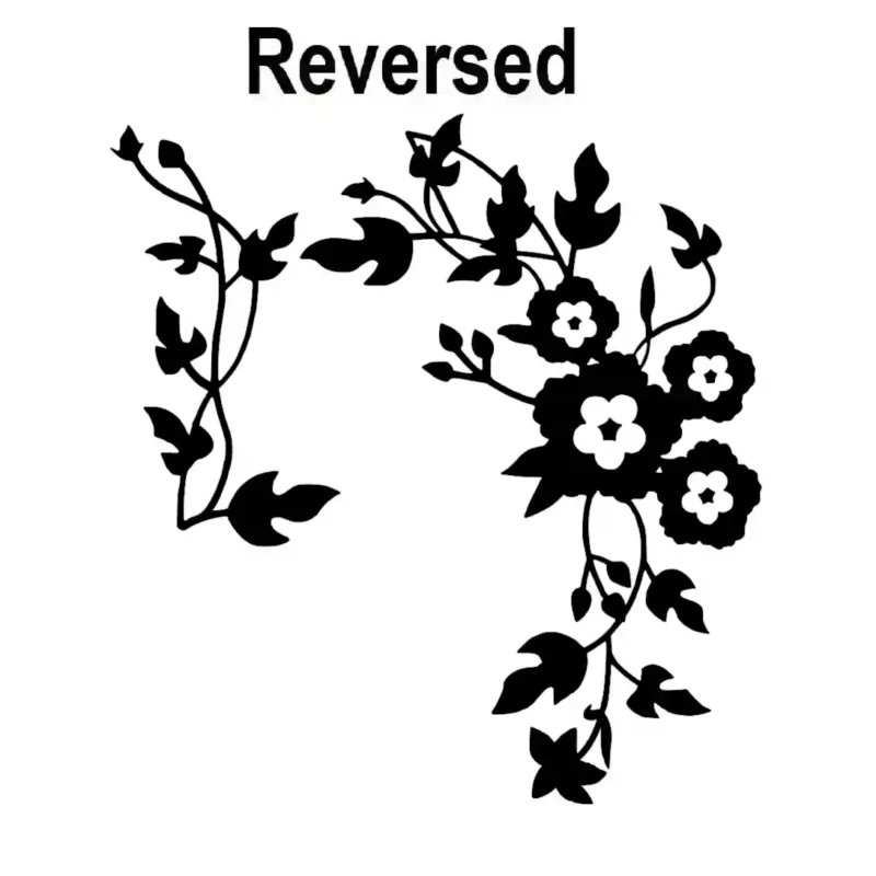 Blooming Vine Wall Stickers Reversed | Stickers on Wall
