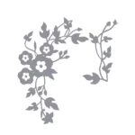 Blooming Vine Wall Stickers Silver | Stickers on Wall Blooming Vine Wall Stickers Silver | Stickers on Wall