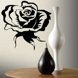 Bold rose wall stickers