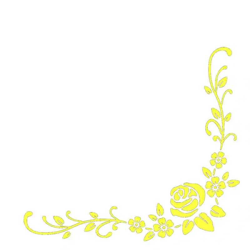 Botanical Corner Wall Stickers Lemon | Stickers on Wall