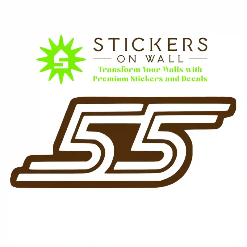 Carlos  Wall Sticker Brown | Stickers on Wall