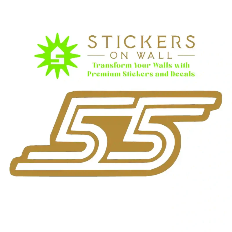 Carlos  Wall Sticker Gold | Stickers on Wall