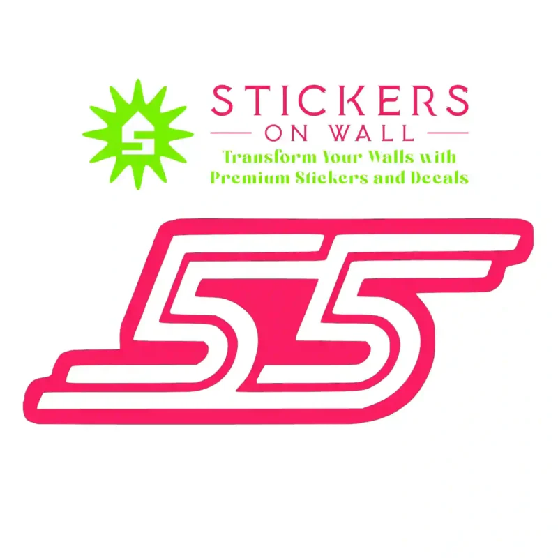 Carlos  Wall Sticker Hot Pink | Stickers on Wall