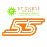 Carlos  Wall Sticker Orange | Stickers on Wall