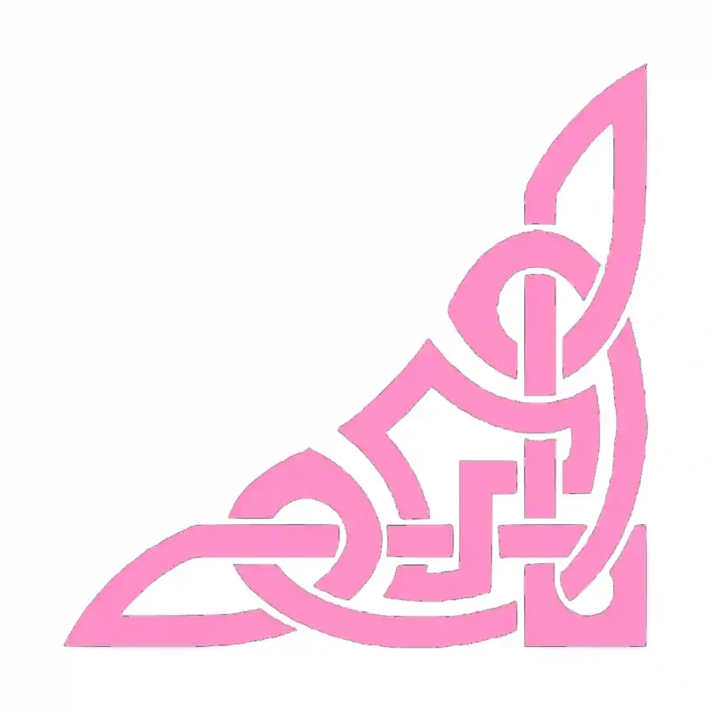 Celtic Corner Wall Stickers Bubblegum | Stickers on Wall