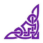Celtic Corner Wall Stickers Perfect Purple | Stickers on Wall