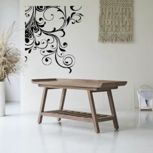 Curls corner wall stickers