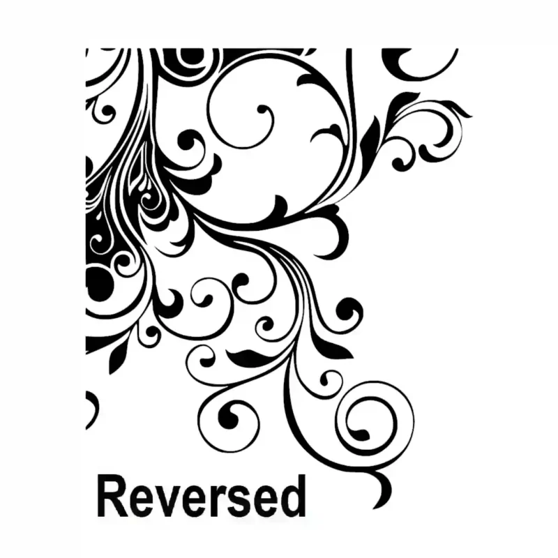 Curls Corner Wall Stickers Reversed | Stickers on Wall