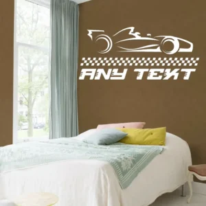 Custom racing wall stickers