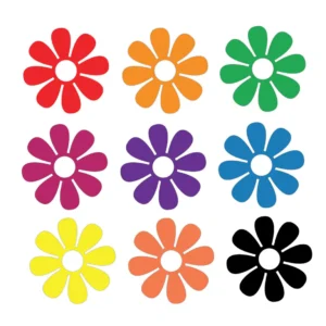 Daisy flower wall stickers