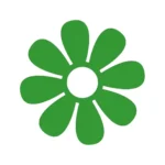 Daisy Flower Wall Stickers Mid Green | Stickers on Wall