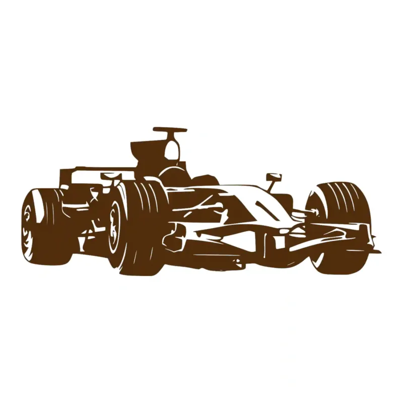 F Car Wall Stickers Brown | Stickers on Wall