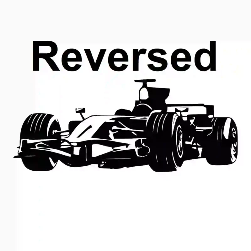 F Car Wall Stickers Reversed | Stickers on Wall