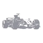 F Car Wall Stickers Silver | Stickers on Wall