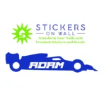 F Custom Wall Stickers Brilliant Blue | Stickers on Wall F Custom Wall Stickers Brilliant Blue | Stickers on Wall