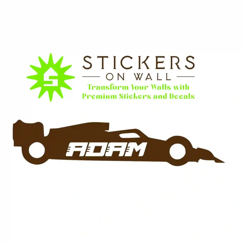 F Custom Wall Stickers Brown | Stickers on Wall