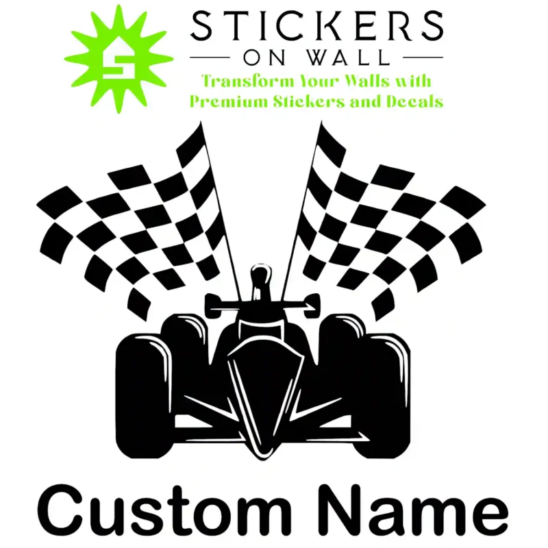 F Personalized Wall Stickers Black | Stickers on Wall