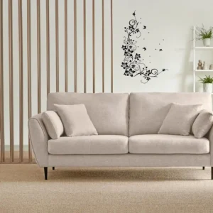 Floral garland wall stickers