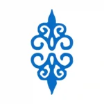 Flourish Corner Wall Stickers Azure Blue | Stickers on Wall