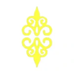 Flourish Corner Wall Stickers Lemon | Stickers on Wall
