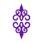 Flourish Corner Wall Stickers Perfect Purple | Stickers on Wall
