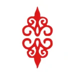 Flourish Corner Wall Stickers Red | Stickers on Wall