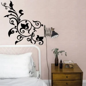 Flourish pattern wall stickers