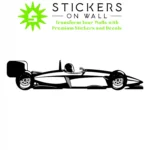 Formula Car Wall Stickers Black | Stickers on Wall
