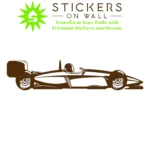 Formula Car Wall Stickers Brown | Stickers on Wall
